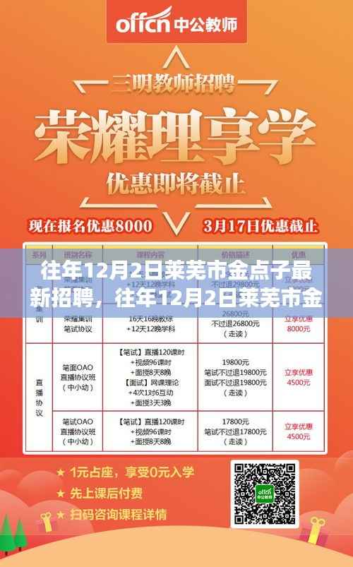 往年12月2日莱芜市金点子最新招聘，职场机遇与挑战深度解析
