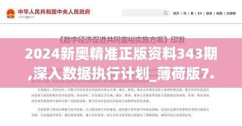2024新奥精准正版资料343期,深入数据执行计划_薄荷版7.556