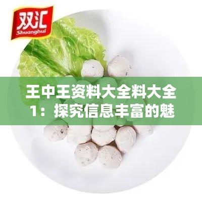 王中王资料大全料大全1:探究信息丰富的魅力之所在
